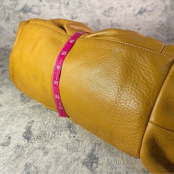 b. makowsky orange leather bag - Picture 10 of 11